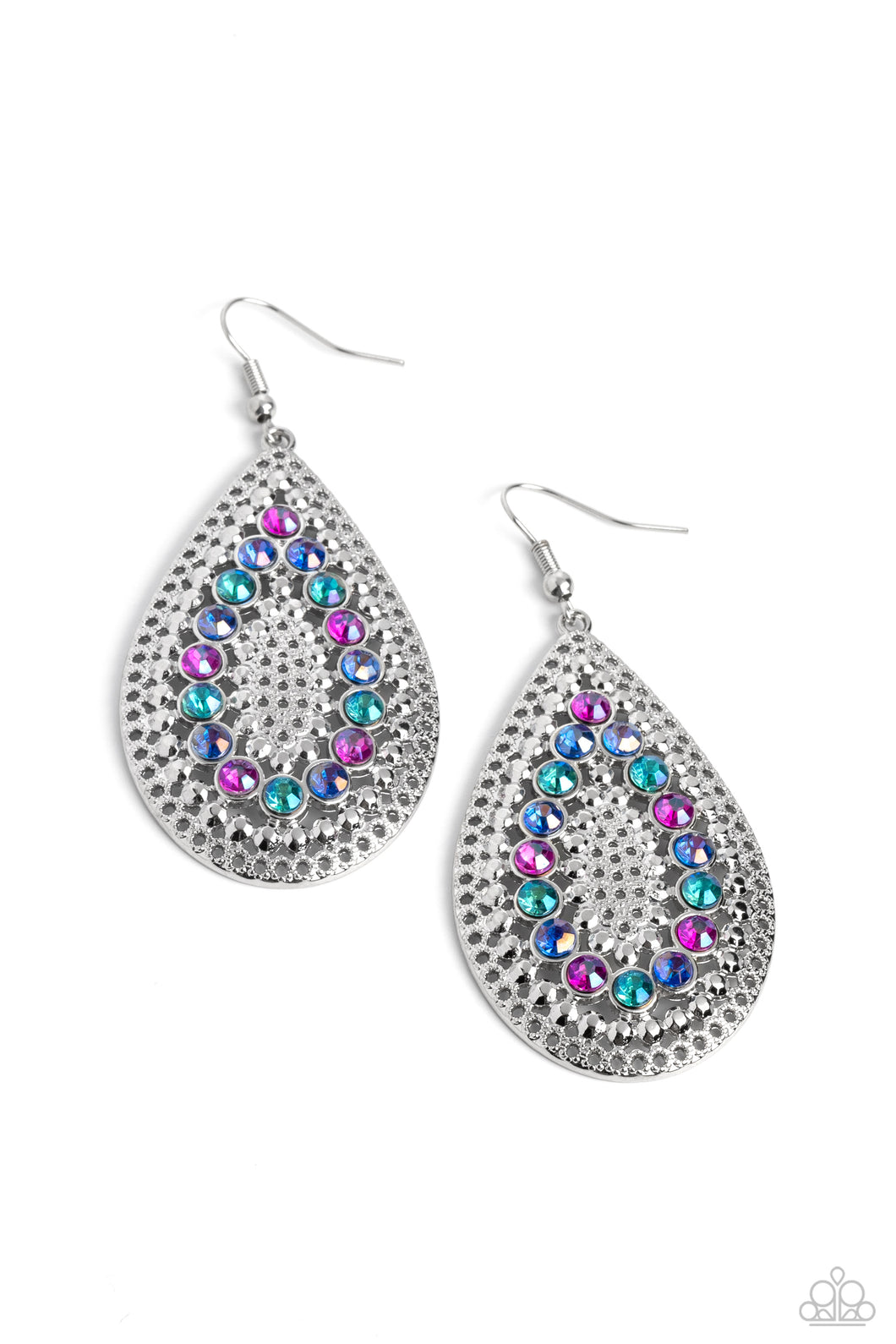 Spirited Socialite - Multi (Rhinestone) Earring