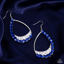 Load image into Gallery viewer, Looking Sharp - Blue (Marquise-Cut Gems) Earring
