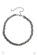 Load image into Gallery viewer, If I Only Had a CHAIN - Black (Gunmetal) Choker Necklace
