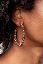 Load image into Gallery viewer, Rebuilt Ruins - Copper (Bead) Earring
