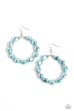 Load image into Gallery viewer, The PEARL Next Door - Blue (Iridescent Baroque Pearl) Earring
