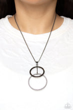 Load image into Gallery viewer, Wishing Well Whimsy - Black (Gunmetal) Necklace
