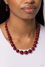 Load image into Gallery viewer, Manhattan Mogul - Red (Pearl) Necklace
