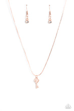 Load image into Gallery viewer, LOVE-Locked - Rose Gold (Key) Necklace

