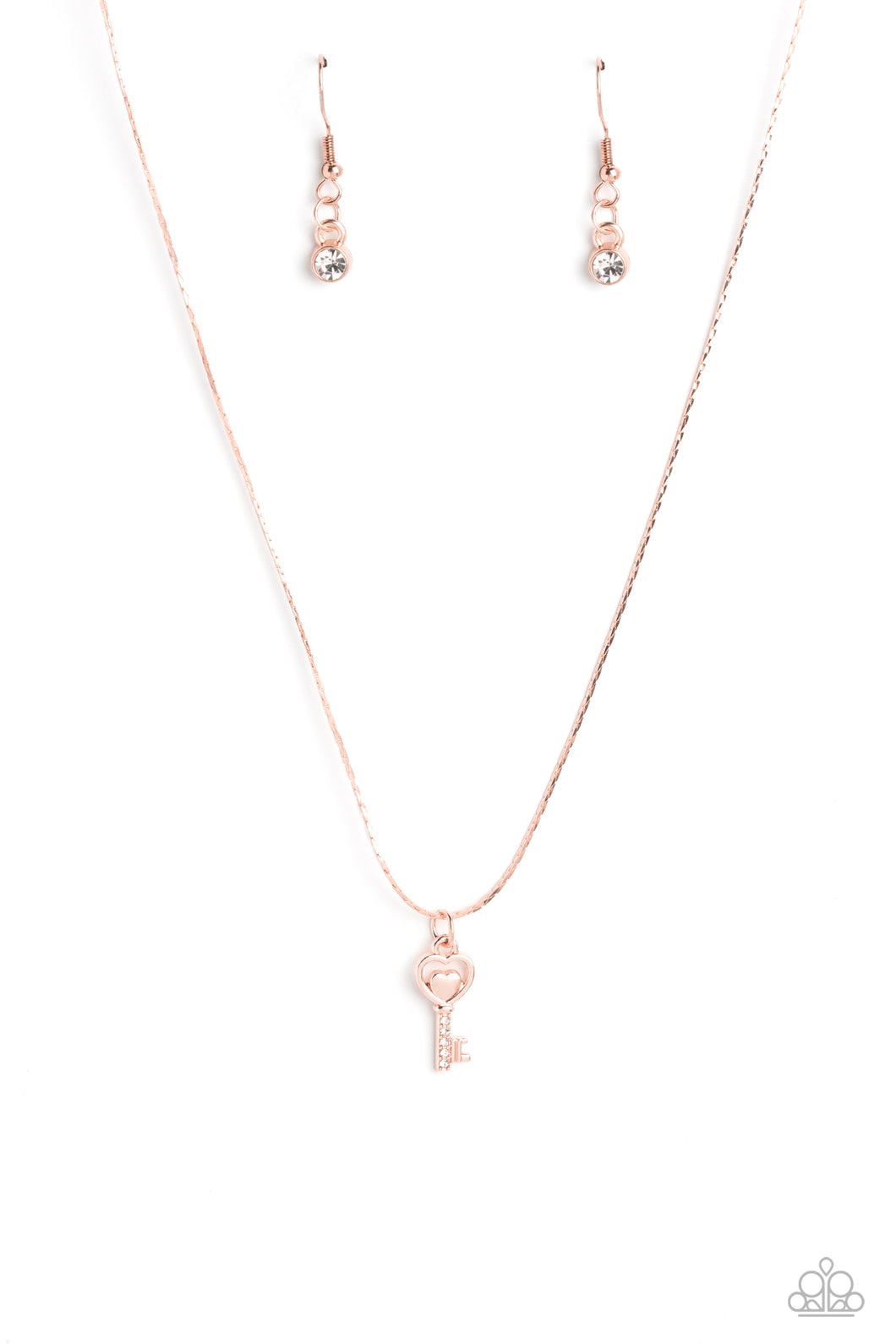LOVE-Locked - Rose Gold (Key) Necklace