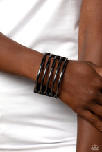 Load image into Gallery viewer, Wayward Warrior - Black (Gunmetal) Bracelet
