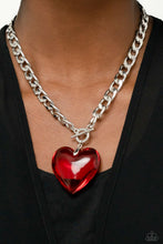 Load image into Gallery viewer, GLASSY-Hero - Red (Heart) Necklace (LOP-0323)
