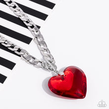 Load image into Gallery viewer, GLASSY-Hero - Red (Heart) Necklace (LOP-0323)
