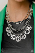 Load image into Gallery viewer, Running Out of STEAMPUNK - White Necklace (MM-0423)
