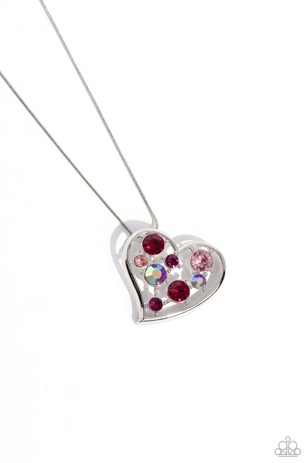 Romantic Recognition - Pink (Heart) Necklace