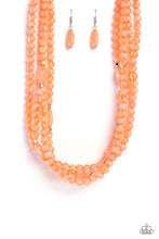 Load image into Gallery viewer, Layered Lass - Orange Necklace
