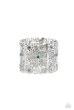 Load image into Gallery viewer, Garden City - Blue (Rhinestone Center) Bracelet
