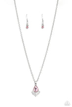 Load image into Gallery viewer, Fancy Fringe - Pink (Gem) Necklace
