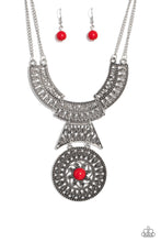 Load image into Gallery viewer, Fetching Filigree - Red Necklace
