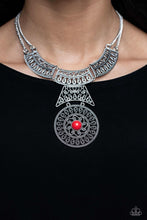 Load image into Gallery viewer, Fetching Filigree - Red Necklace
