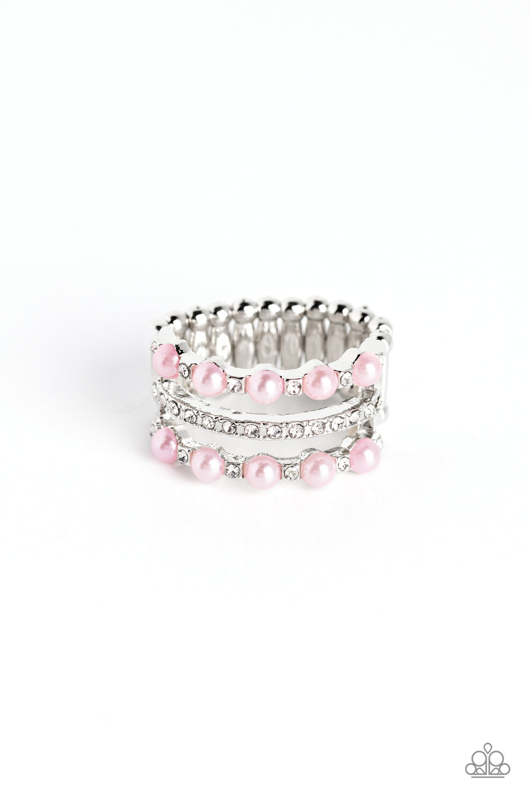 Really Bubbly - Pink (Pearl) Ring