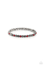 Load image into Gallery viewer, Floral Fast Lane - Red Bracelet
