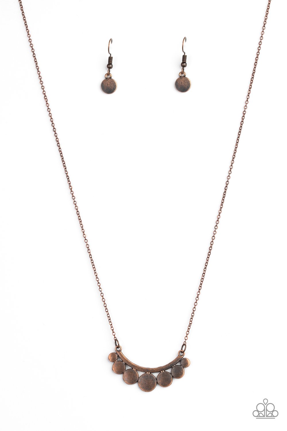 Melodic Metallics Copper Necklace freeshipping - JewLz4u Gemstone Gallery
