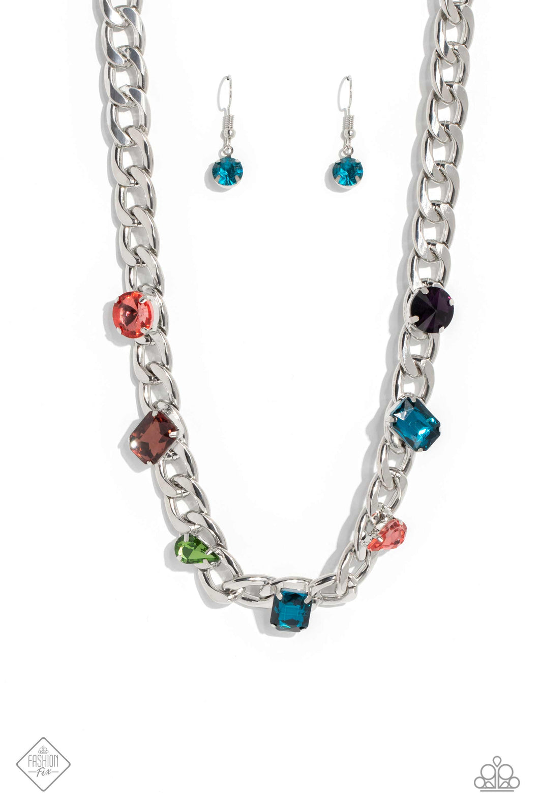 Audaciously Affixed - Multi Necklace (MM-0823)