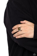 Load image into Gallery viewer, Regal Resistance - Brown (Tiger&#39;s Eye Stone) Ring
