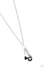 Load image into Gallery viewer, Homecoming Hour - Black (Heart) Lanyard Necklace
