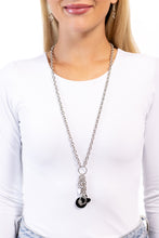 Load image into Gallery viewer, Homecoming Hour - Black (Heart) Lanyard Necklace
