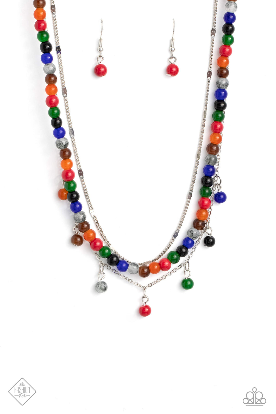 BEAD All About It - Red Necklace (SSF-0823)