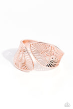 Load image into Gallery viewer, Palatial Palms - Rose Gold (Palm Leaf-Like) Bracelet
