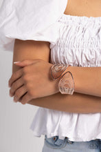 Load image into Gallery viewer, Palatial Palms - Rose Gold (Palm Leaf-Like) Bracelet
