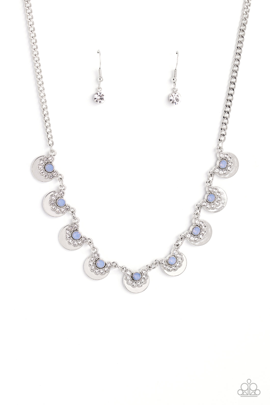 Grandiose Grace - Blue Bead Necklace