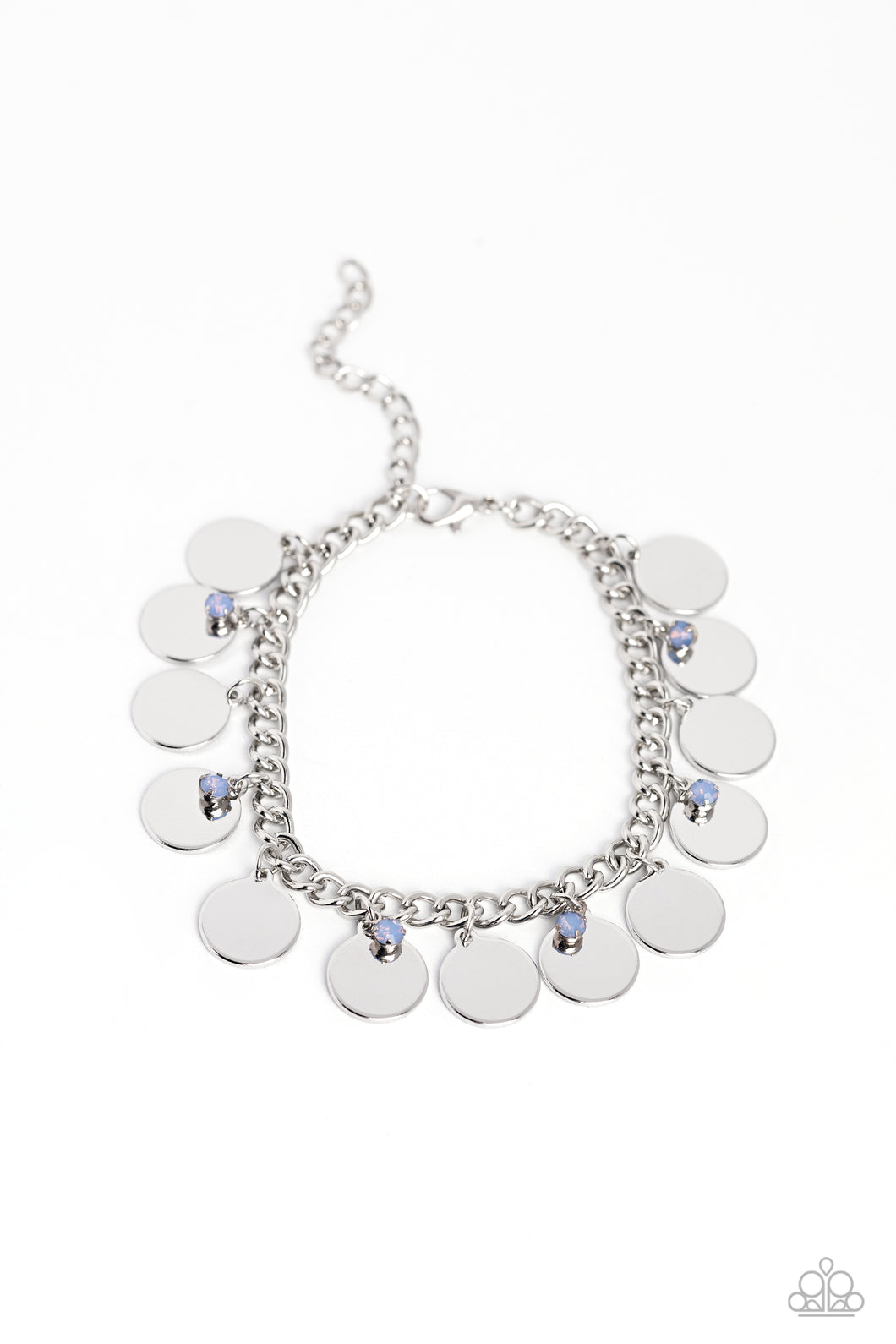 Dreamy Discs - Blue Bead Bracelet