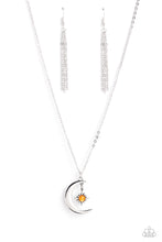 Load image into Gallery viewer, Stellar Sway - Orange (Star/Moon Pendant) Necklace
