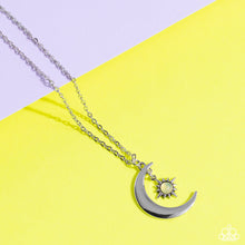 Load image into Gallery viewer, Stellar Sway - Yellow (Star and Moon) Necklace
