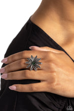 Load image into Gallery viewer, Sunflower Season - Green (Emerald Gem Center) Petals Ring
