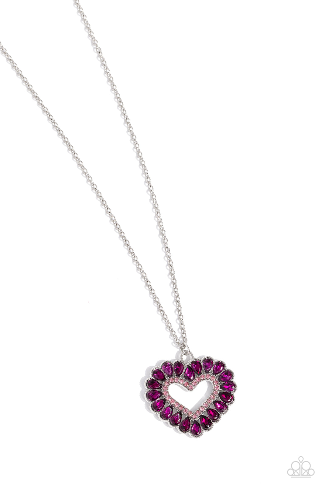 FLIRT No More - Pink (Heart) Necklace