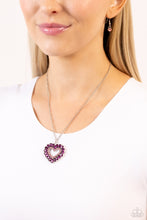 Load image into Gallery viewer, FLIRT No More - Pink (Heart) Necklace
