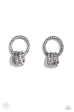 Load image into Gallery viewer, Adorned Allegiance - White Rhinestone) Post Earring (MM-1023)
