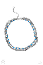 Load image into Gallery viewer, A Pop of Color - Blue Choker Necklace
