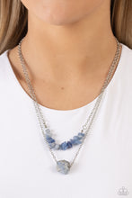 Load image into Gallery viewer, Chiseled Caliber - Blue Necklace
