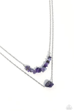 Load image into Gallery viewer, Chiseled Caliber - Purple (Amethyst Stone) Necklace
