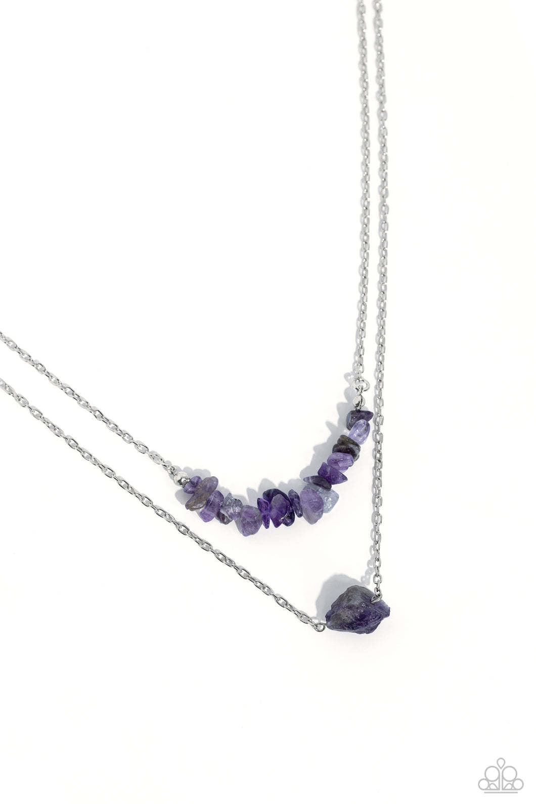 Chiseled Caliber - Purple (Amethyst Stone) Necklace