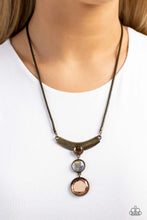 Load image into Gallery viewer, Alluring Andante - Brass Necklace
