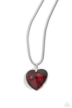 Load image into Gallery viewer, Parting is Such Sweet Sorrow - Red (Heart) Necklace
