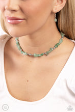 Load image into Gallery viewer, Carved Confidence - Green (Jade Choker) Necklace
