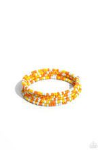 Load image into Gallery viewer, Coiled Candy - Yellow (Seed Bead) Bracelet
