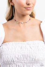 Load image into Gallery viewer, FLYING in Wait - Multi (Butterfly) Choker Necklace
