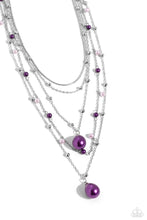 Load image into Gallery viewer, SASS with Flying Colors - Purple (Plum) Necklace
