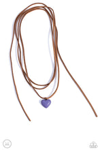 Load image into Gallery viewer, Wanderlust Wardrobe - Blue (Heart) Necklace
