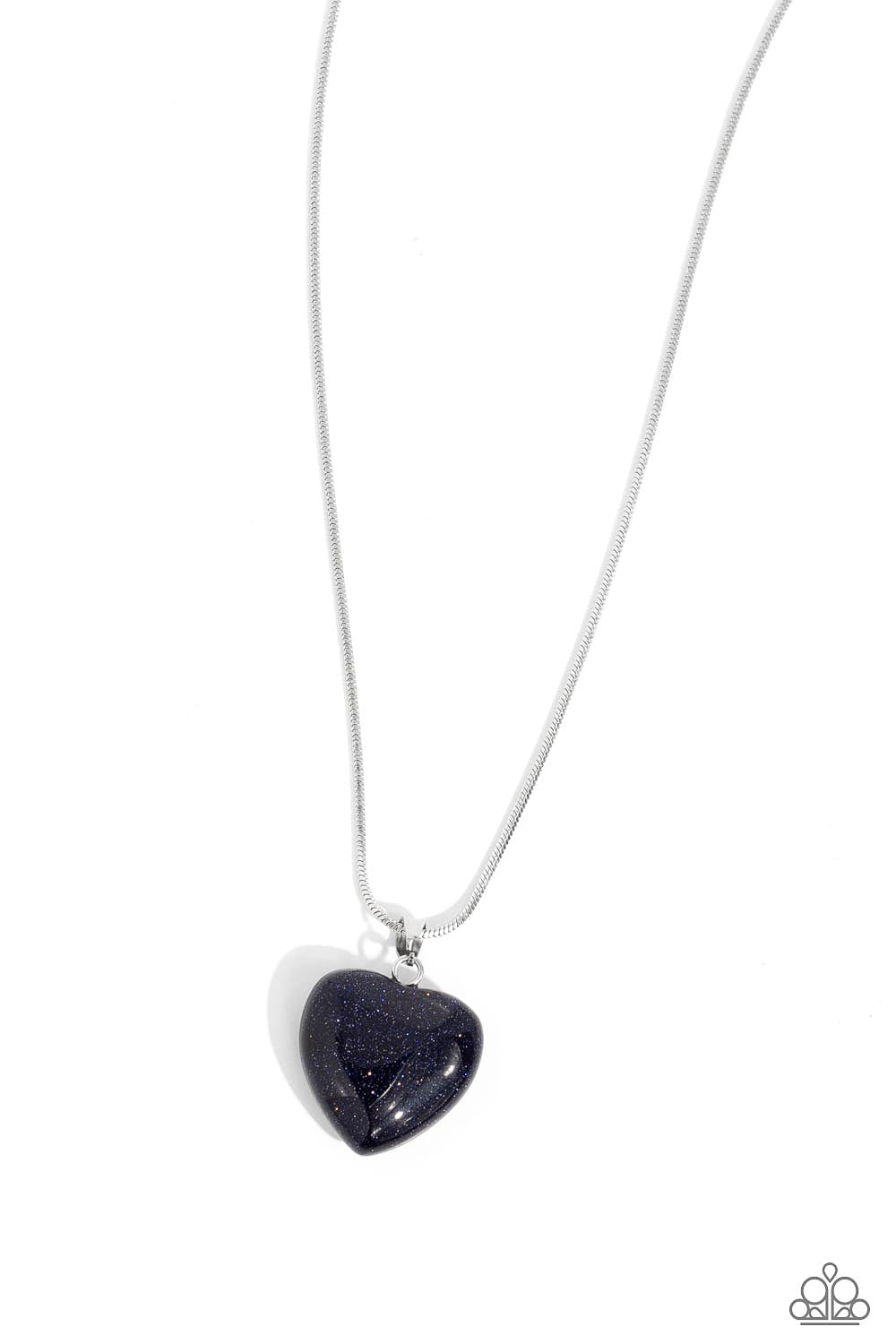 Prismatic Pastime - Blue (Heart) Necklace