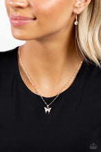 Load image into Gallery viewer, High-Flying Hangout - Rose Gold (Butterfly) Necklace
